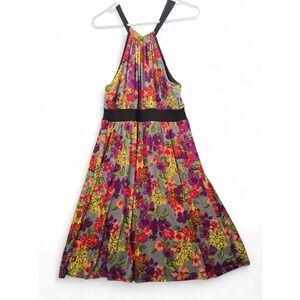 Apt. 9 Floral Halter Dress Sleeveless Casual Summer Dress‎ Large